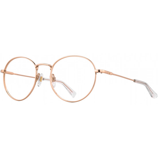 Lunette de vue ronde store rose gold